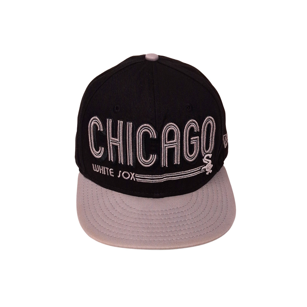 Chicago White Sox New Era 9FIFTY Snapback Hat – MLB Black/Gray – Authentic